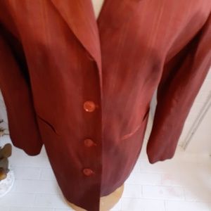 Designer Sigrid Olsen Duster Silk Linen Jacket 10